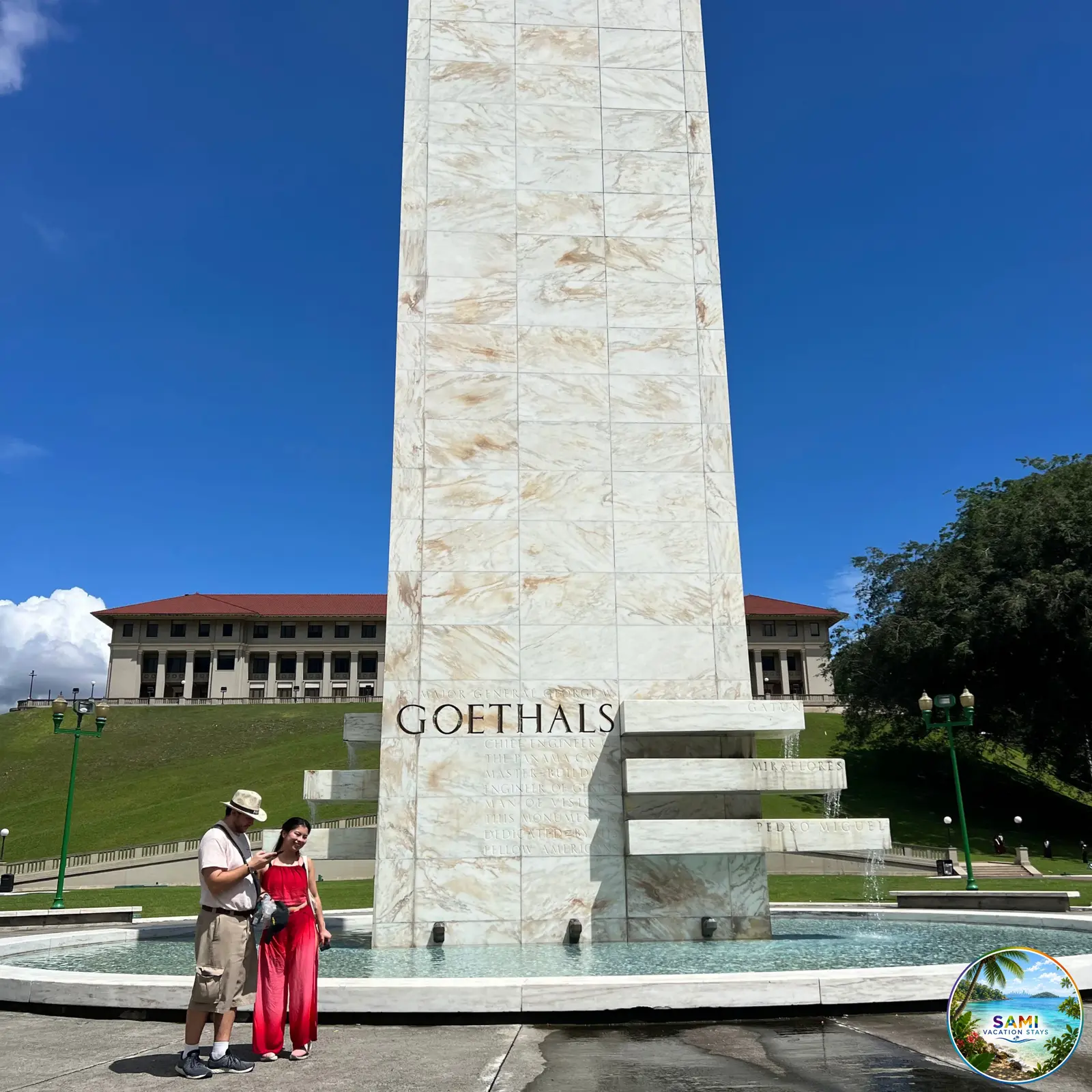 Goethals Monument at the Panama Canal